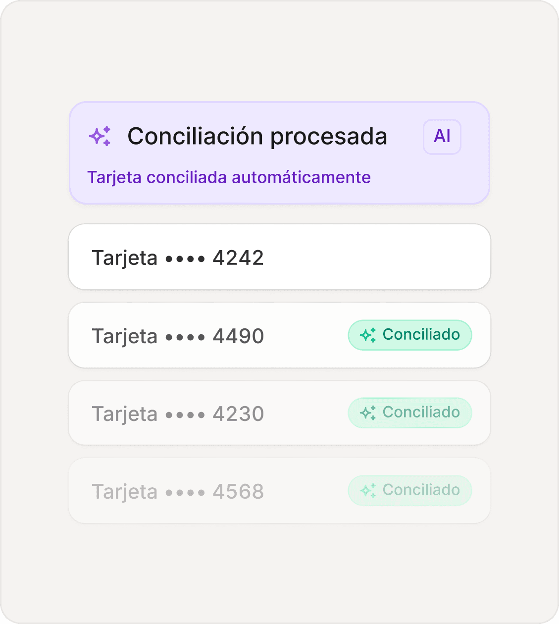 Automatic corporate card reconciliation in Xpendit