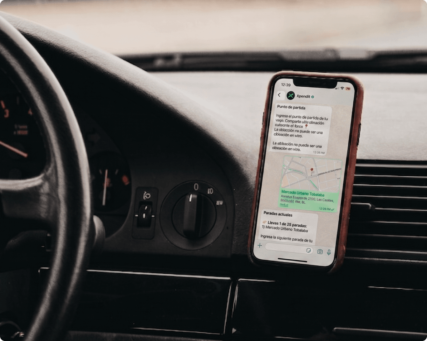 Mileage expense tracking in Xpendit