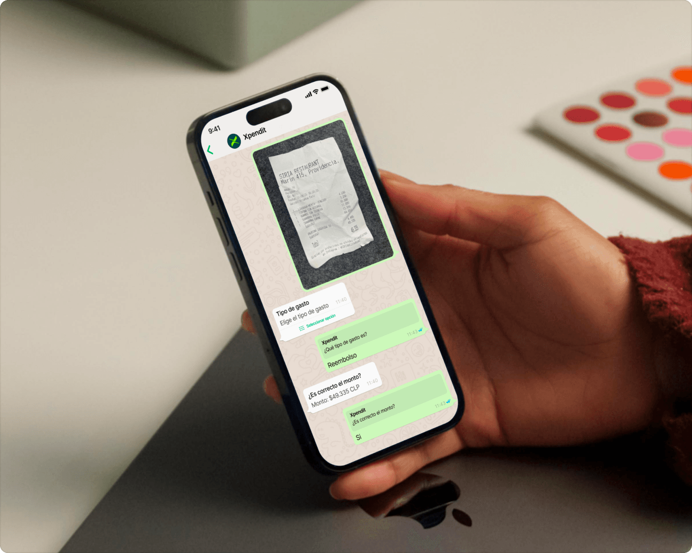 Expense report flow in Xpendit